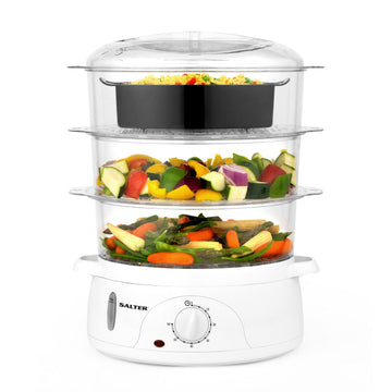 Healthy Cooking 3-Tier Rice Meat Vegetable Steamer