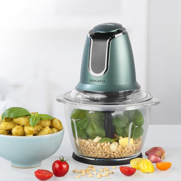 Progress Shimmer Glass Chopper Food Processor