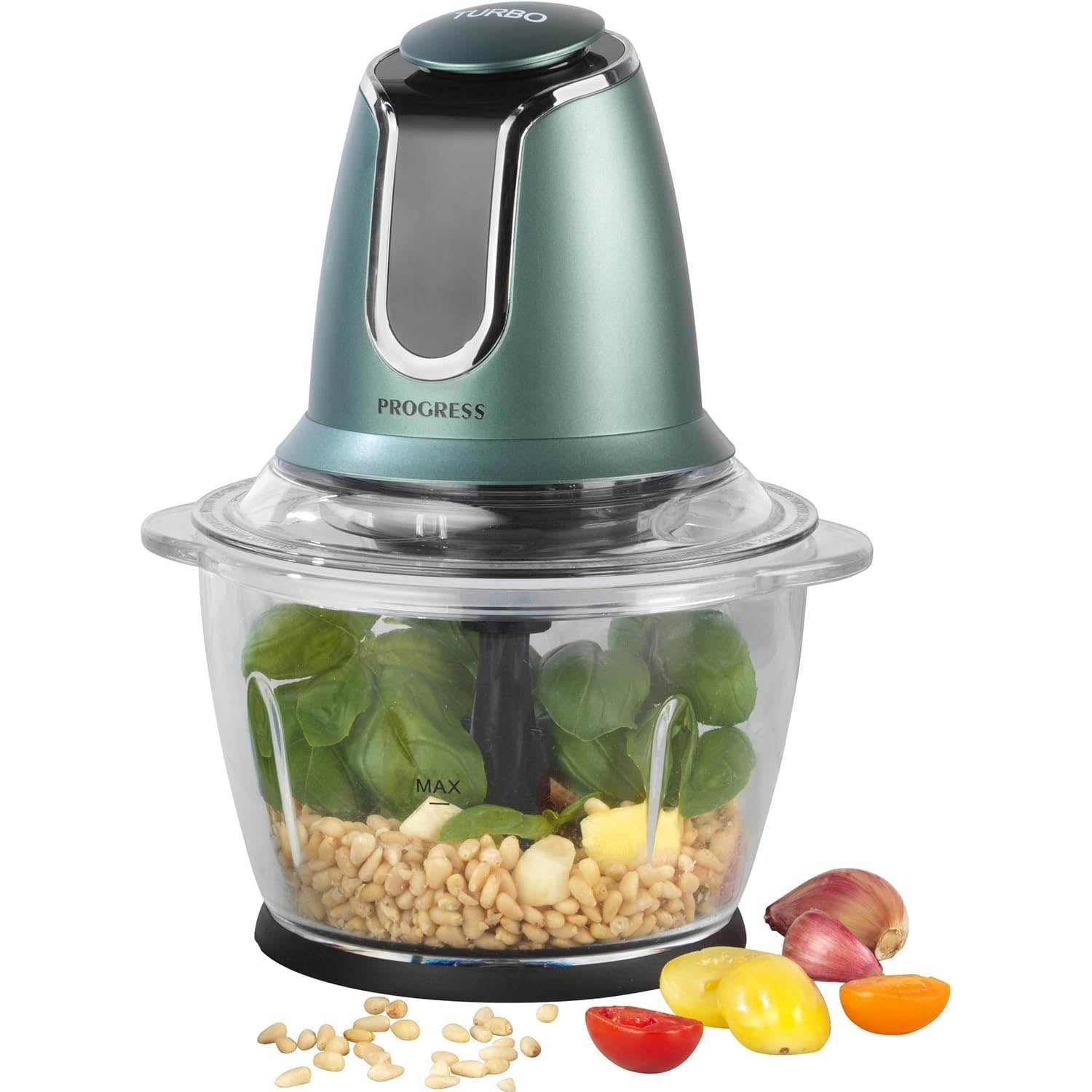 Progress Shimmer Glass Chopper Food Processor