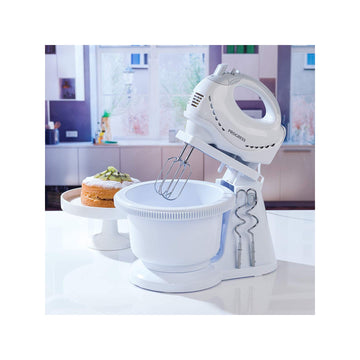 Progress 250W White Twin Hand and Stand Mixer