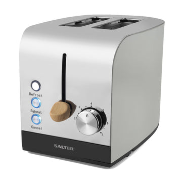 Salter 2 Slice Grey Skandi Toaster