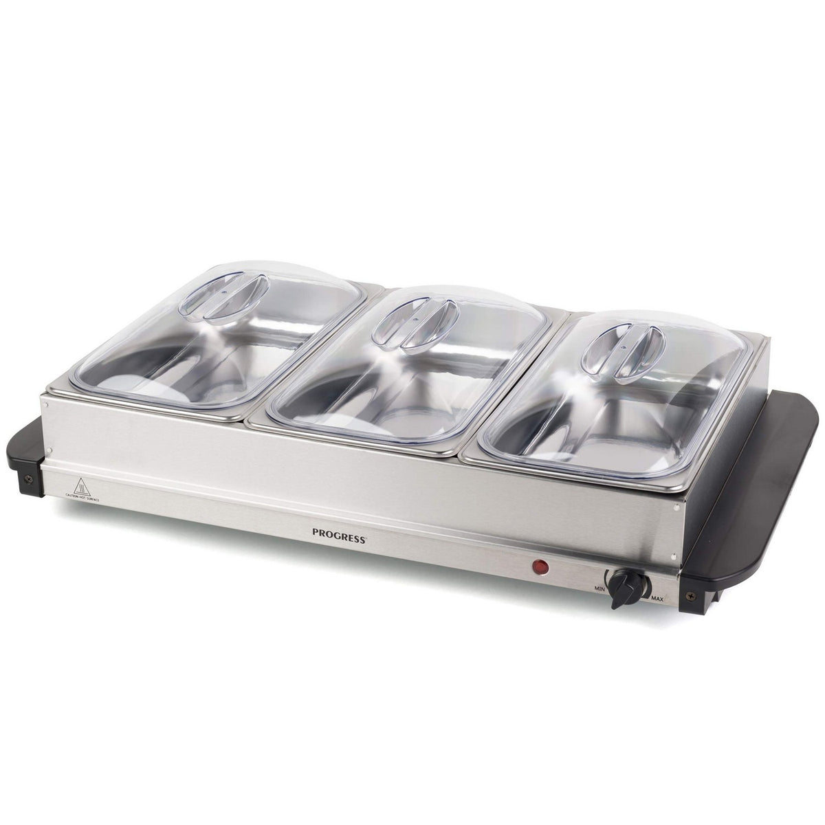 Buffet Server Warming Tray Hotplate 3 Sections Food Warmer