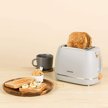 Progress 870W 2-Slice Grey Scandi Toaster