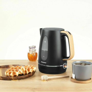 Progress 1.5 Litre Scandi Black Electric Cordless Jug Kettle