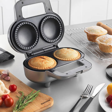 Salter Grey Double Deep Fill Pie Maker