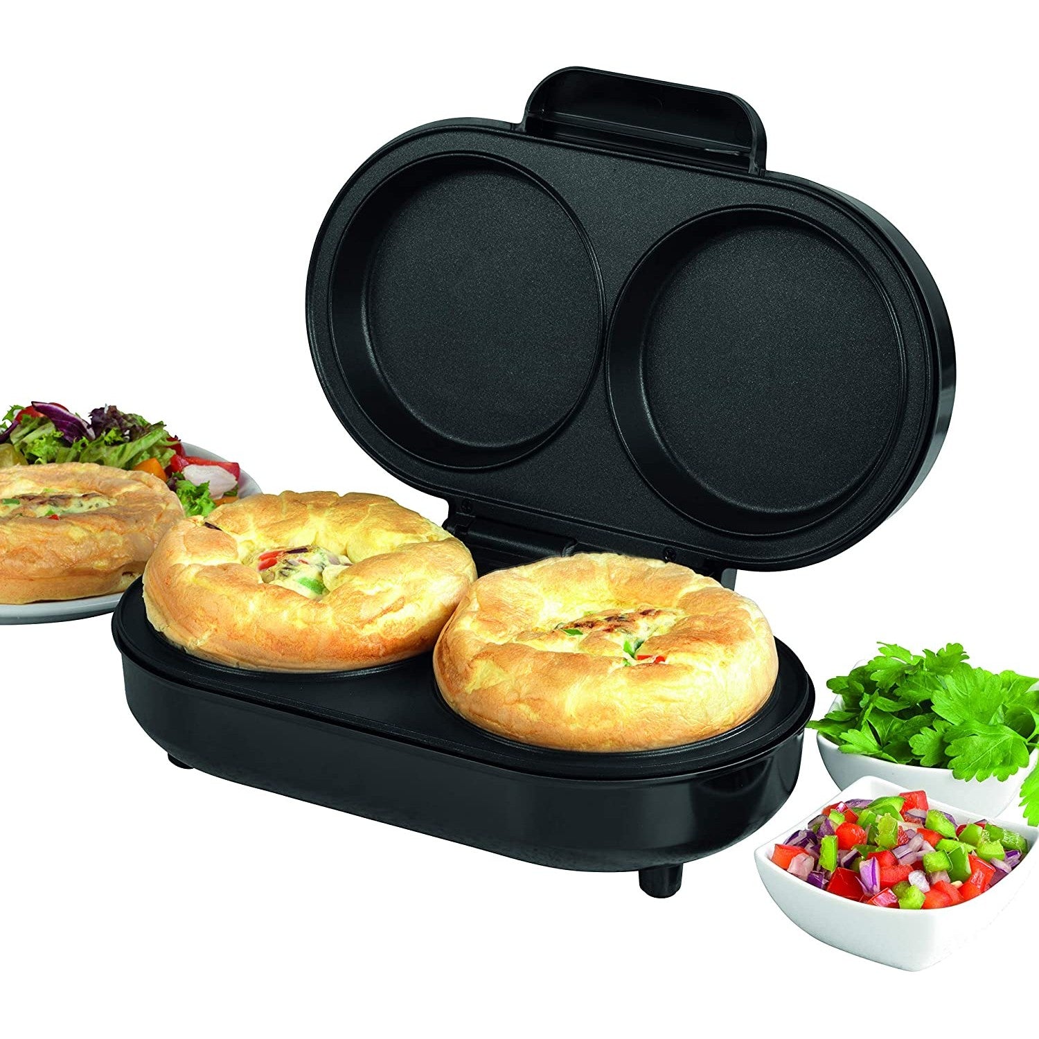 Salter XL Twin Dual Fill Non-Stick Omelette Maker