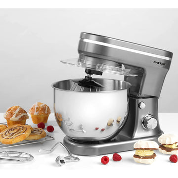 Salter 6 Speed Settings Stainless Steel Stand Mixer