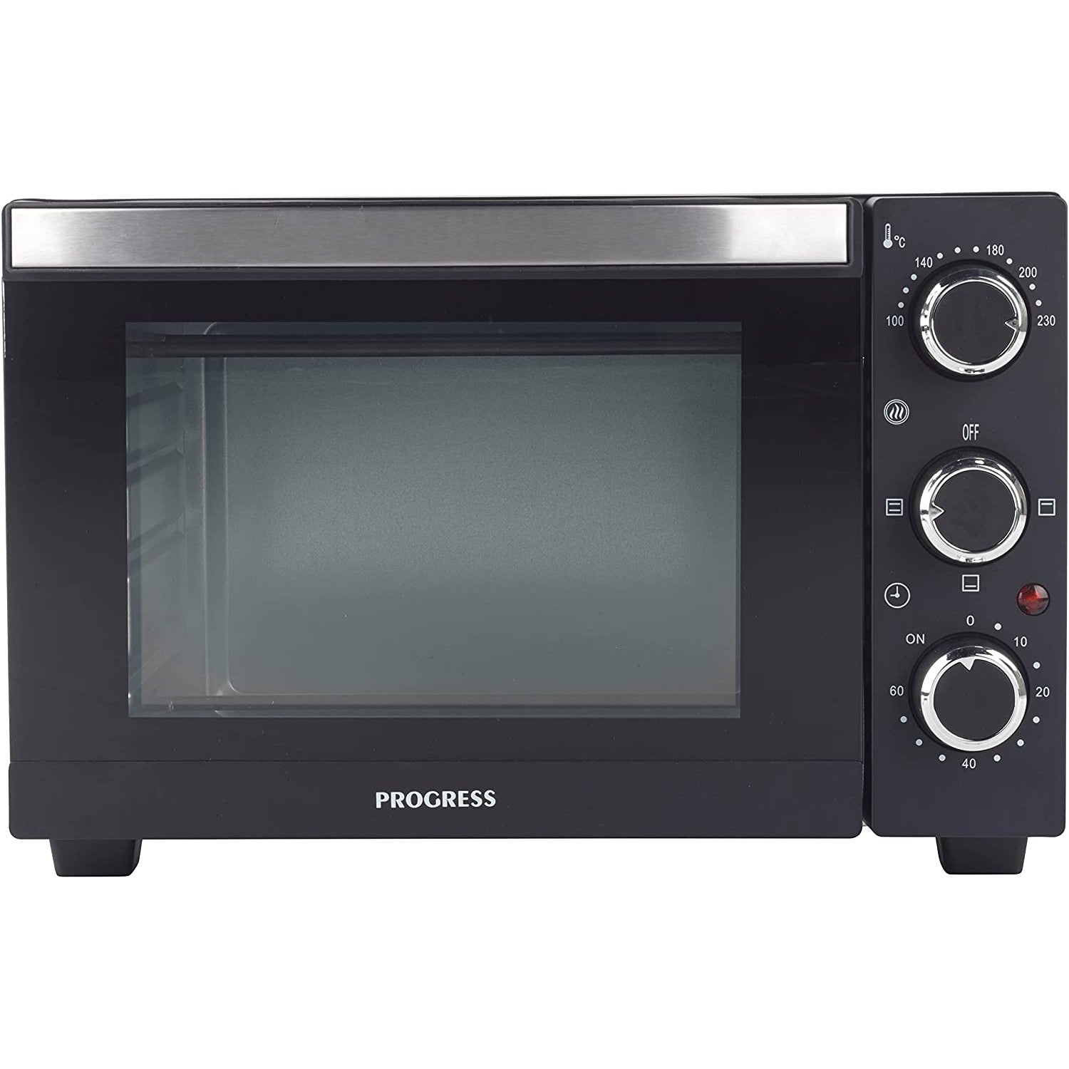 Progress 15 Litre Black Toaster Oven
