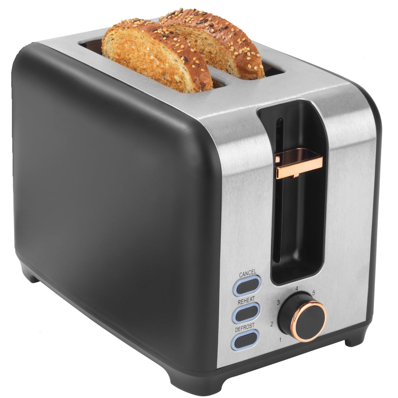 Black 2 Slice Toaster