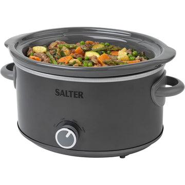 Salter 3.5 Litre Oval Slow Cooker with Removable Crockpot