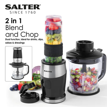 Salter 2-in-1  Jug Blender & Food Processor 1.2L