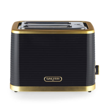 Salter Palermo Black Gold 930W 2-Slice Toaster