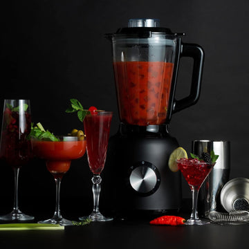 Salter Black Multipurpose Blender Set With Glass Jug