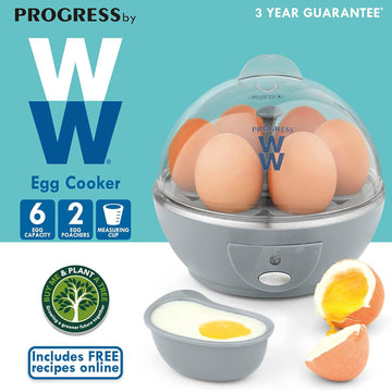 Progress WW 430W 6-Egg Cooker for Boiled & Poached Eggs
