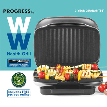 Progress WW 1000W Non-Stick Smartstone Health Grill & Panini Press