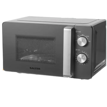 Salter 800W Grey Manual Microwave