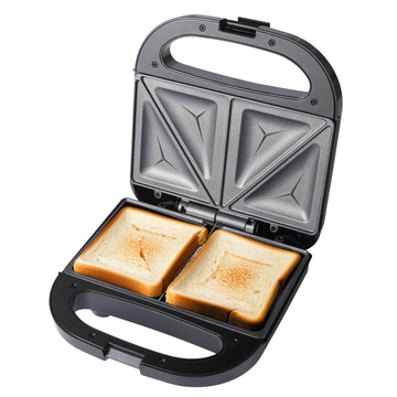 Progress Black Non-Stick Portable 2 Slice Sandwich Toaster