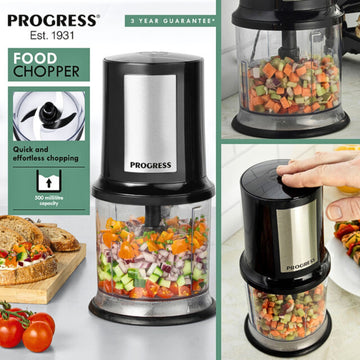 Progress Non-Slip Detachable Blade Electric Food Processor