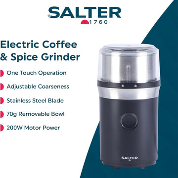 Salter 200W Electric Coffee & Spice Grinder