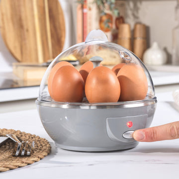 6-Egg Compact Electric Aspen Boiled Poached Egg Cooker