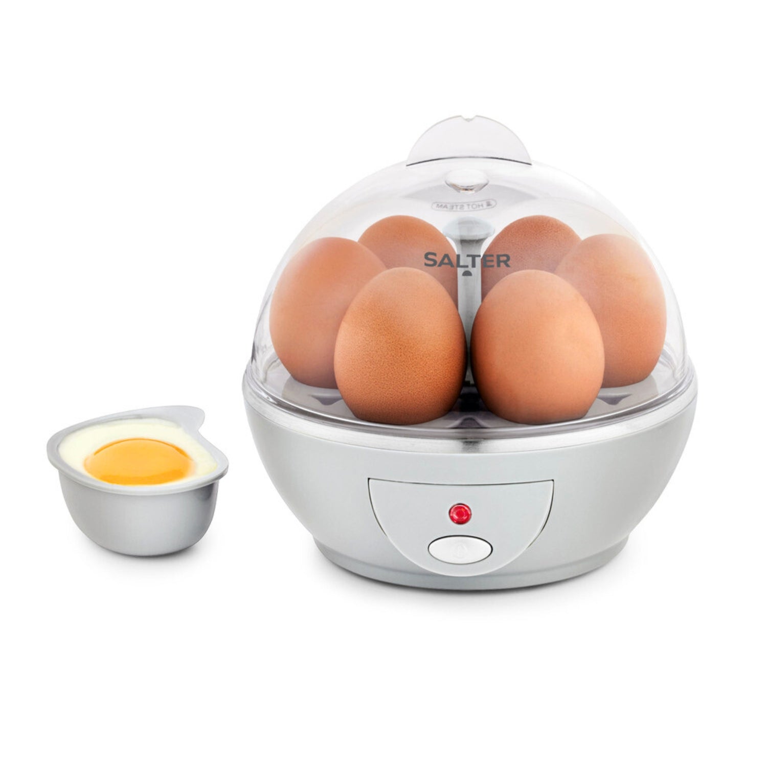 6-Egg Compact Electric Aspen Boiled Poached Egg Cooker