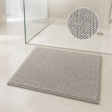 Beldray Beige Shower Mat 50x50cm Anti Mould Non Slip Quick Dry