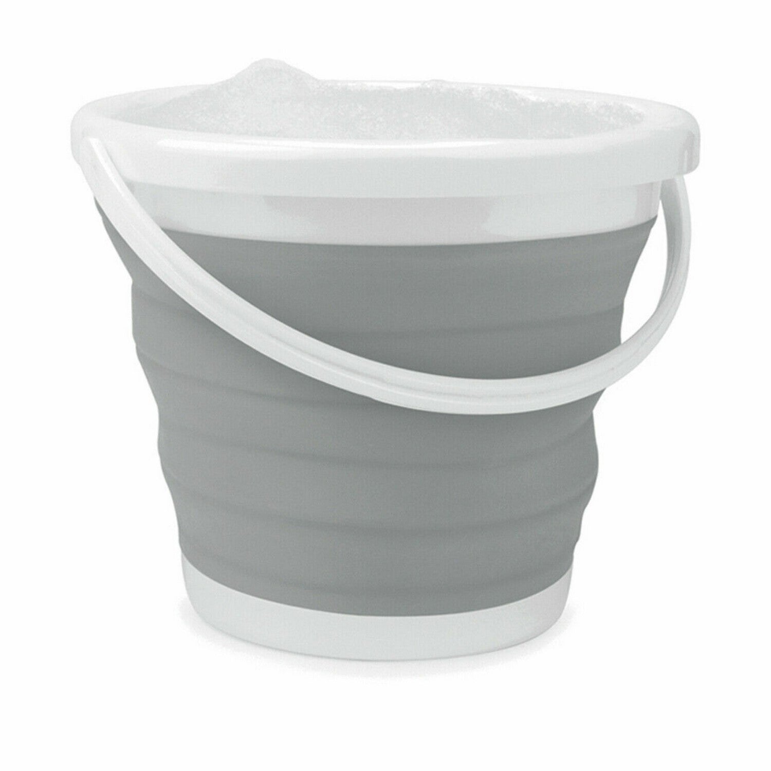 Beldray Grey 10 Litre Collapsible Folding Bucket