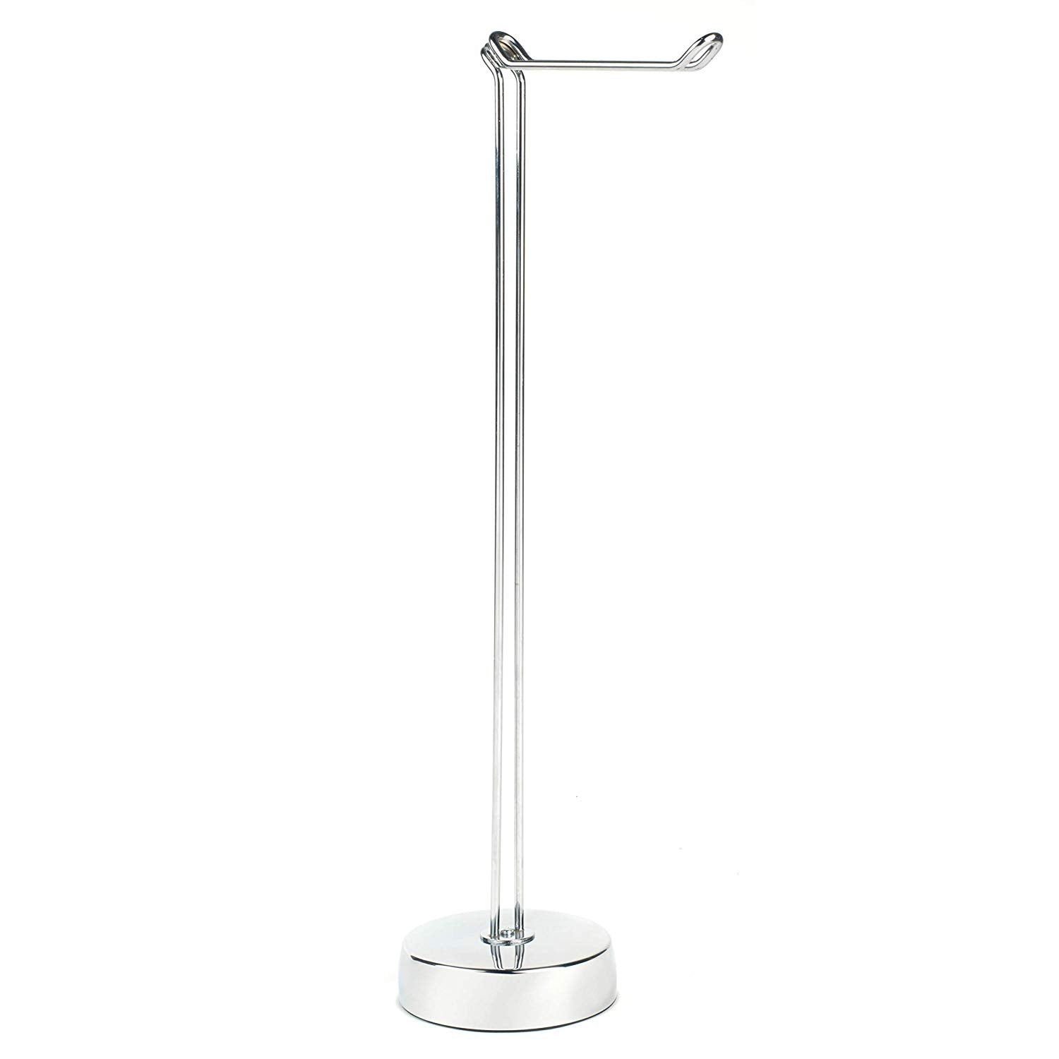 Chrome Swivel Top Toilet Roll Holder Rack