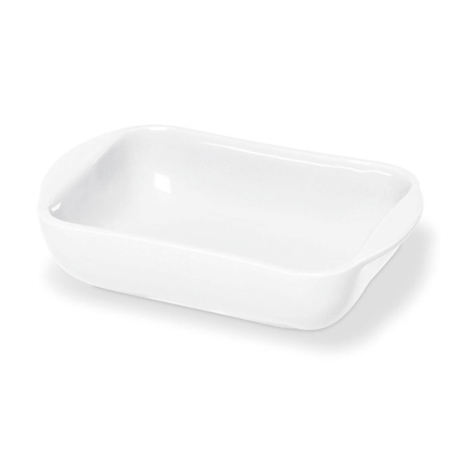 Vivo 20cm White Rectangular Stoneware Oven Dish