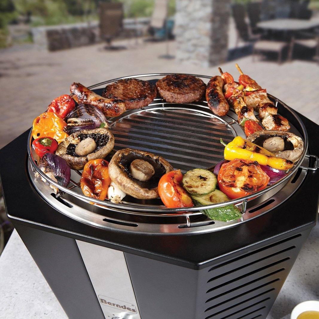 Bendes Portable Bbq Fan Assisted Grill