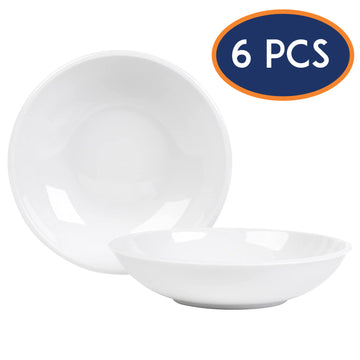 6pcs Kahla 22.5cm White Porcelain Large Basic Serving Bowl