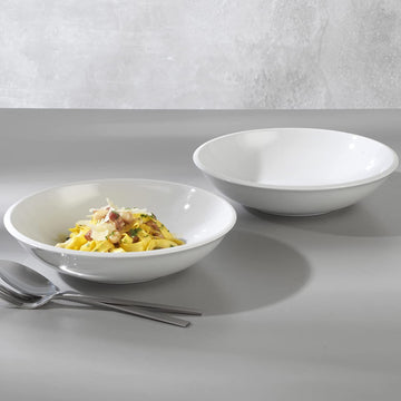 8pcs Kahla 22.5cm White Porcelain Large Basic Serving Bowl