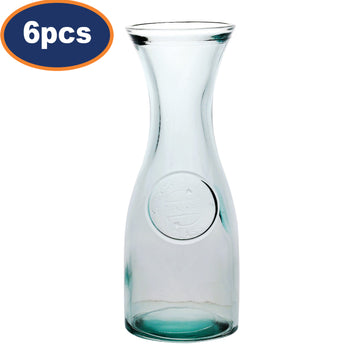 6Pcs Re-Generation 800ml Ergonomic Grip Clear Glass Jugs