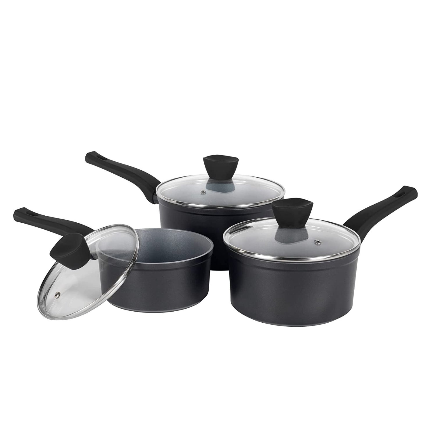 Russell Hobbs 3 Piece Non-stick Saucepan Set