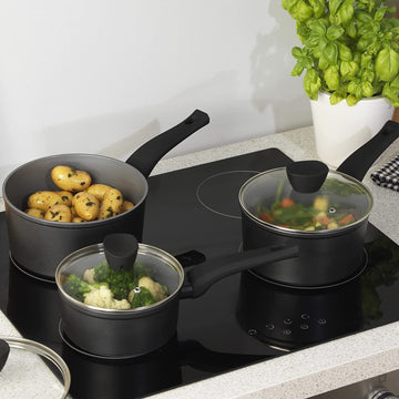 Russell Hobbs 3 Piece Non-stick Saucepan Set