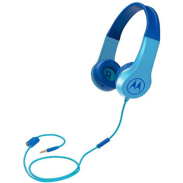 Motorola Blue Wired Headphones Anti-Allergic Microphone