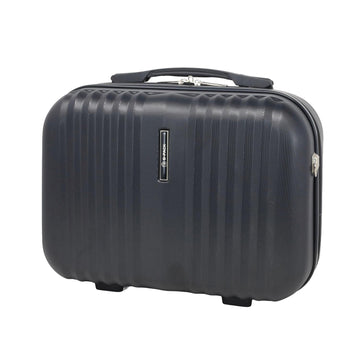 Black Hard Shell ABS with Shoulder Strap Vanity Case