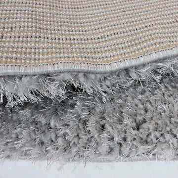Modern Velvet Shaggy Rug Dense Pile - 47" x 67"