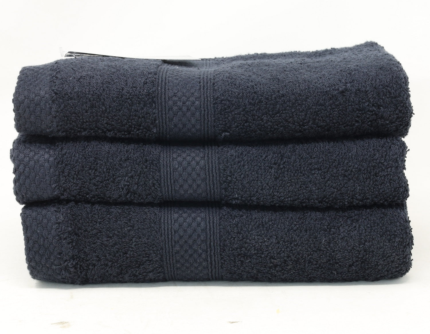 24Pcs Luxury Egyptian Collection Hand Towel 500GSM - Black
