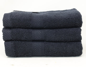 6Pcs Luxury Egyptian Collection Hand Towel 500GSM - Black