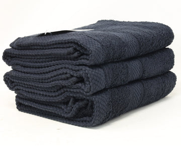 6Pcs Luxury Egyptian Collection Hand Towel 500GSM - Black