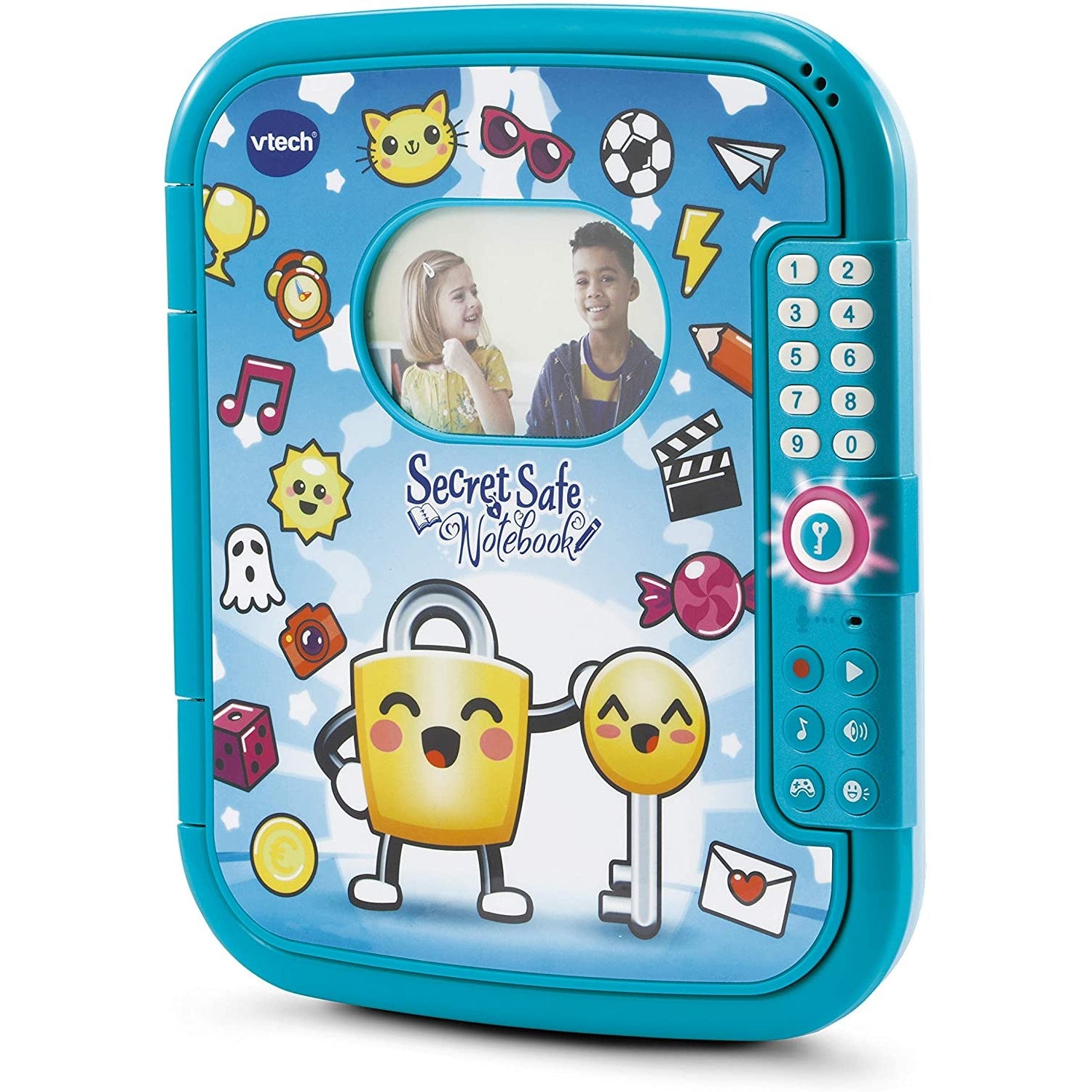 Blue Boys Secret Interactive Notebook Kids Diary