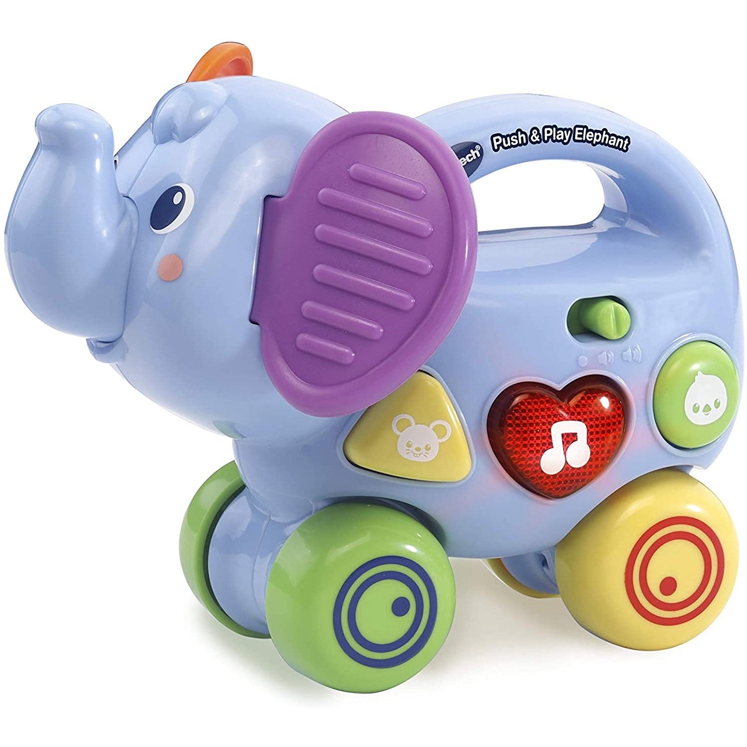 Push and Play Educational Musical Animal Elephant Baby Toy