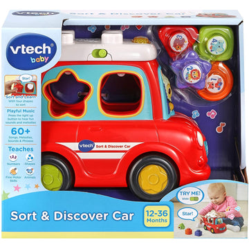 Sort & Discover Car Educational Stacking Learning Toy