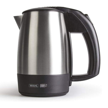 WAHL 1000W Black Stainless Steel Travel Water Kettle With 2 Cups