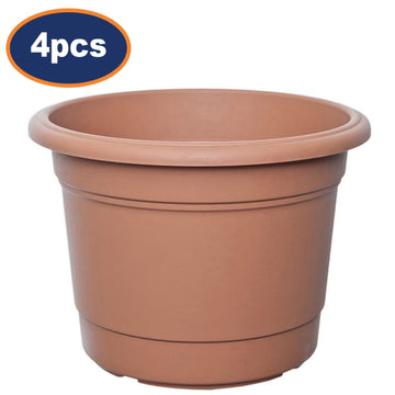 4Pcs 30cm Basic Round Terracotta Planter
