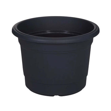 30cm Basic Round Gunmetal Planter