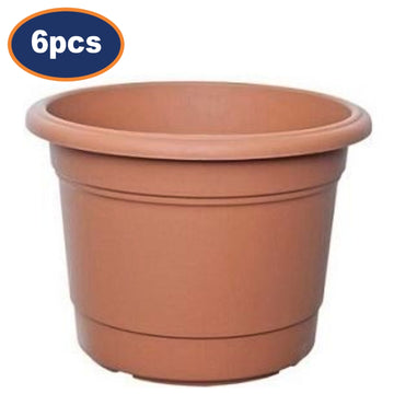6Pcs 35cm Terracotta Round Milano Planter