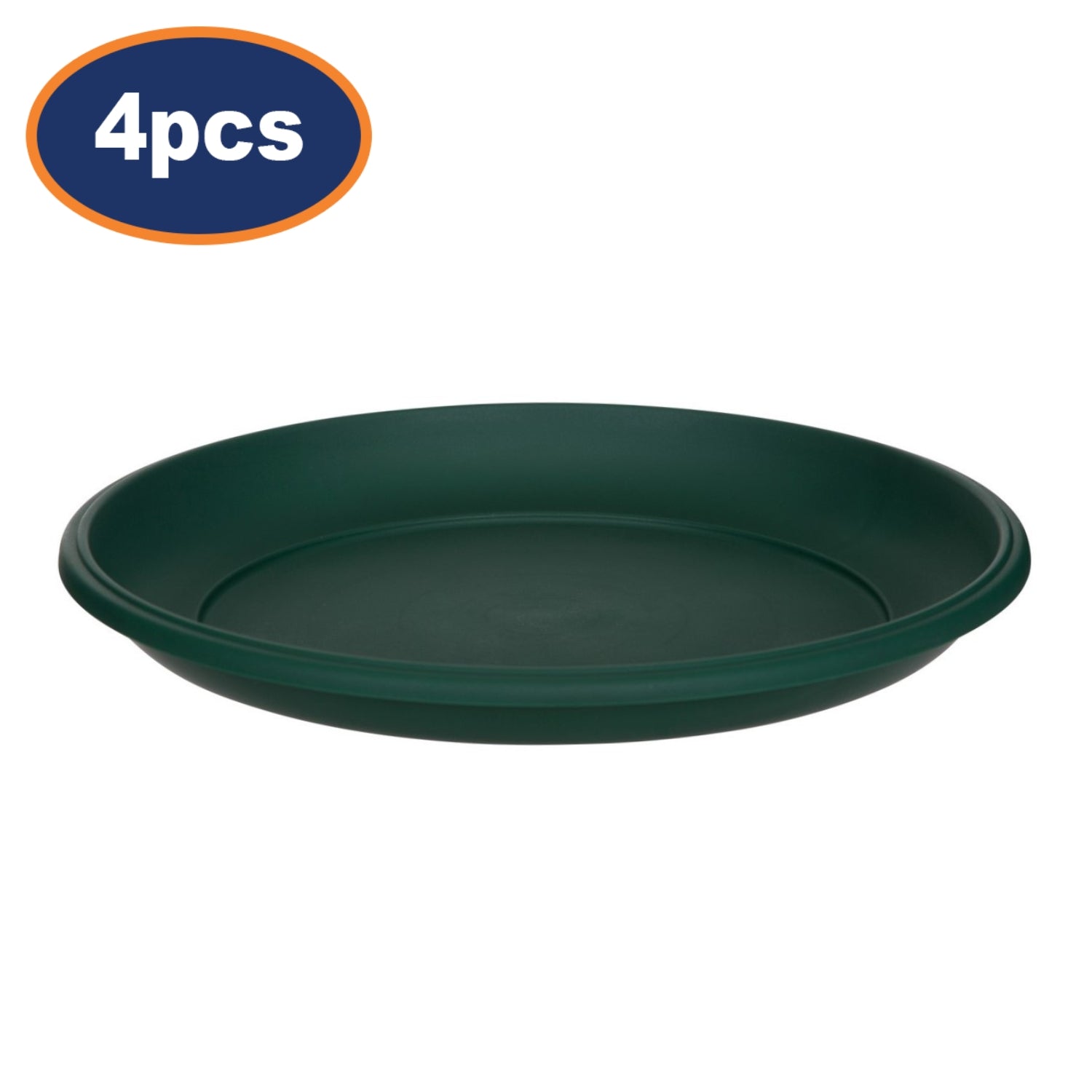 4pcs 30cm Green Milano Planter Saucer Drip Tray