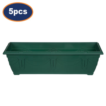 5pcs 60cm Green Box Plastic Planter